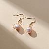 Natural Pearl Dangle Earrings EJEW-JE05167-01-2