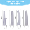 160Pcs 4 Style Plastic Tweezer Protective Covers TOOL-FH0001-53-2