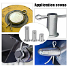15 Sets 3 Styles 304 Stainless Steel Connecting Rod Plug Bolt Pin STAS-LP0005-62C-3