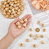 SUPERFINDINGS 80Pcs Natural Wood European Beads WOOD-FH0002-24-3