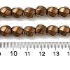 Electroplated Synthetic Magnetic Hematite Beads Strands G-I364-J01-06-4