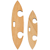 1Set Wood Knitting Looms Shuttles Set WOOD-BC0001-38D-1