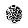 Engraved 304 Stainless Steel Beads STAS-H263-17AS-01-1