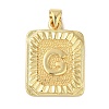 Rack Plating Brass Pendants KK-B092-42G-G-1