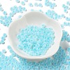 Imitation Jade Glass Seed Beads SEED-Z001-A-A06-2