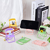 CRASPIRE 8Pcs 4 Colors Cute Mini Chair Shape Cell Phone Stand AJEW-CP0007-15-4