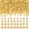 400Pcs 4 Styles Alloy Bead Caps FIND-TA0009-94G-1