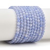 Dyed Synthetic Blue Lace Agate Beads Strands GG-CBA0389-A02-3mm-2