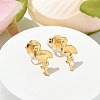 304 Stainless Steel Stud Earrings for Women LS-STAS-Z117-15G-03-1