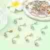 16Pcs 4 Styles Alloy Clear Cubic Zirconia Earring Nuts FIND-YW0012-06A-5