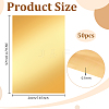 50 Sheets Tinfoil Paper Sheets for Craft Engraving DIY-PH0031-10B-2