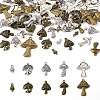 Elecrelive 80Pcs 10 Style Alloy Pendants FIND-EL0001-08-1