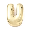 Brass Initial Beads KK-B167-27G-01U-1