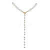 Glass Pearl Bead Necklaces NJEW-JN04894-1