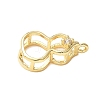 Brass Micro Pave Cubic Zirconia Pendants KK-D357-13G-2