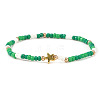 Resin & Brass Beads Stretch Bracelets for Women BK9964-4-1