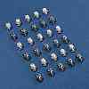 30Pcs 2 Colors Tibetan Style Alloy European Beads TIBEB-FS0001-19-8
