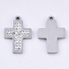 201 Stainless Steel Pendants X-STAS-N091-11P-2