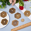 6Pcs Brass Handle Washers DIY-FH0010-54A-AB-4