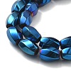 Electroplated Synthetic Magnetic Hematite Beads Strands G-P545-G01-02E-3