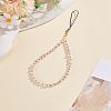 Natural Rose Quartz Mobile Straps HJEW-LP00007-1