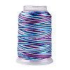 5 Rolls 6-Ply Segment Dyed Polyester Cords WCOR-P001-01A-07-1