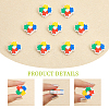 CHGCRAFT Food Grade Eco-Friendly Silicone Beads SIL-CA0001-72-4