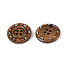 Round 4-holeButtons with Colorful Thread Wrapped X-NNA0Z51-2