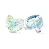 UV Plating Transparent Acrylic Beads MACR-F083-11-2