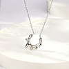 Non-Tarnish Stainless Steel Sun Pendant Necklace with Cable Chains LV0006-2-2