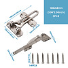 Zinc Alloy Swing Bar Door Lock SW-TAC0002-01C-3