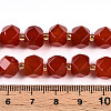 Natural Carnelian(Dyed & Heated) Beads Strands G-T140-09B-5