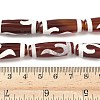 Rice Shape Tibetan Style dZi Beads Strands G-A269-A05-01-5