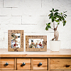 Natural Wood Photo Frames DIY-WH0247-009-5