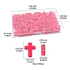 200Pcs Opaque Acrylic Beads SACR-FS0001-39E-4