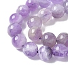 Natural Amethyst Beads Strands G-M445-8MM-01C-4