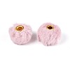 Imitation Rabbit Hair European Beads FIND-WH0126-574U-2
