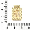 Brass & Plastic Pearl Pendants KK-L269-01G-04-3