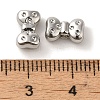 Rack Plating Alloy Beads PALLOY-P304-24P-3