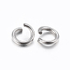 Tarnish Resistant 304 Stainless Steel Open Jump Rings STAS-H437-5x1mm-2