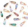 50Pcs Faceted Glass Pendants GLAA-SC0002-79-6