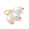 Natural Cultured Freshwater Pearl 3 Rice Charms PALLOY-JF05056-01-4