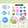 100Pcs Handmade Polymer Clay Beads CLAY-TA0001-82B-4