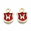 Alloy Enamel Charms ENAM-T012-03W-RS-2