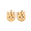 304 Stainless Steel Charms STAS-S116-141G-1