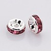 Brass Rhinestone Spacer Beads RB-A014-Z8mm-23S-2