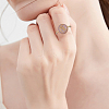30Pcs 6 Styles Adjustable 304 Stainless Steel Finger Rings Components STAS-BBC0007-97-4