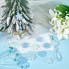 36Pcs 2 Colors Luminous Transparent Acrylic Beads OACR-SC0002-78-5