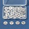 24Pcs 12 Styles 201 Stainless Steel Links/Connectors STAS-FS0001-98-9