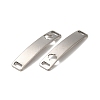 Tarnish Resistant 201 Stainless Steel Connector Charms STAS-D244-31P-D-3